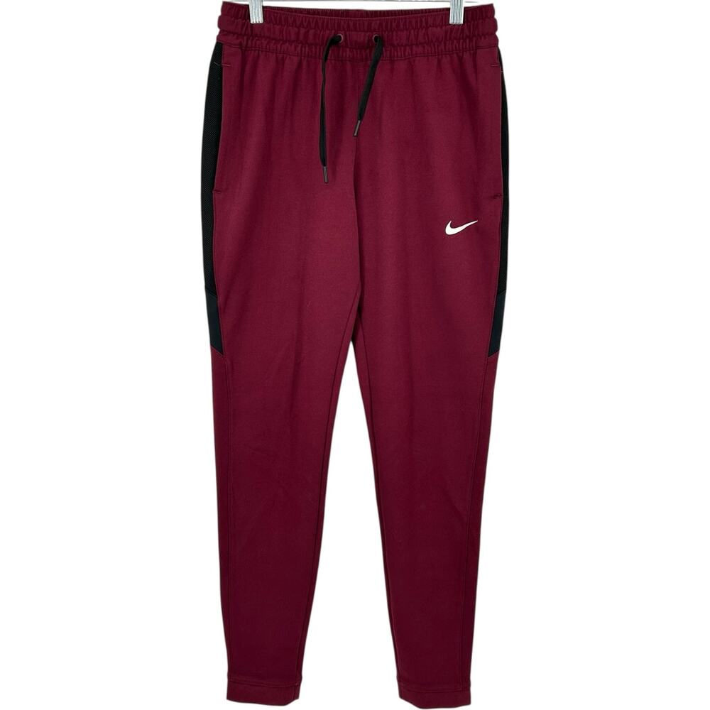 Womens Maroon Black Nike Dri-Fit Showtime Basketball Pants Size Small CQ0337-669